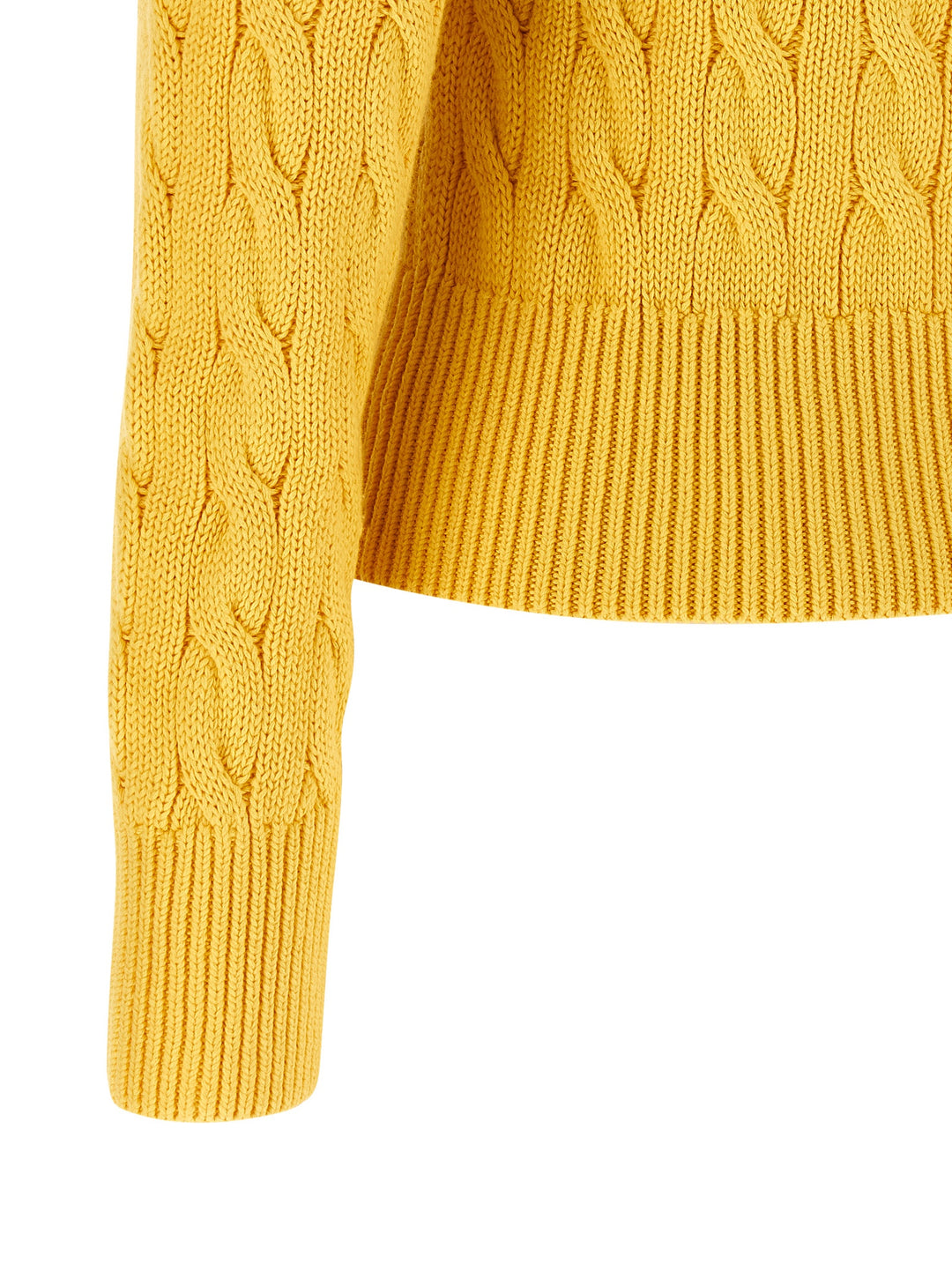 Polo Ralph Lauren Cotton Cable Cardigan Sweaters and Cardigans - Yellow | 6209a86aeff37b238664fbdd35b2088404415b64