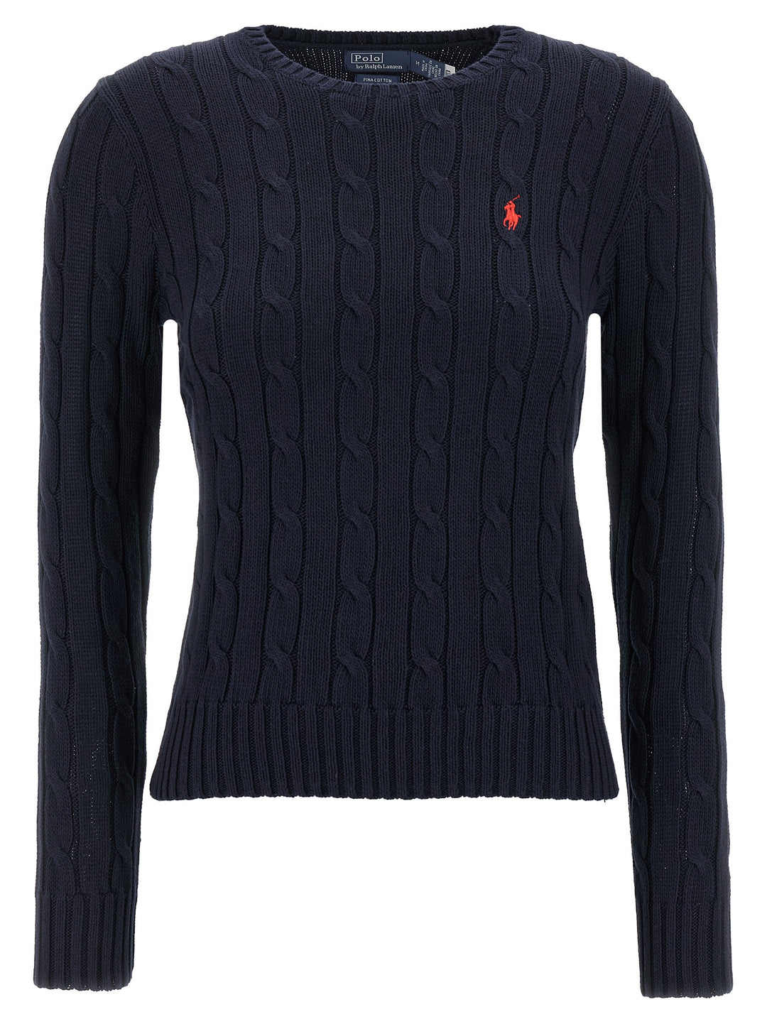 Polo Ralph Lauren Braided Cotton Sweater Sweaters and Cardigans - Blue | 55165f02b9d7ec434e93267bb06d9cf6bde7db20