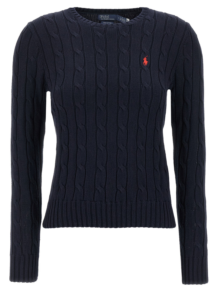 Polo Ralph Lauren Braided Cotton Sweater Sweaters and Cardigans - Blue | 55165f02b9d7ec434e93267bb06d9cf6bde7db20