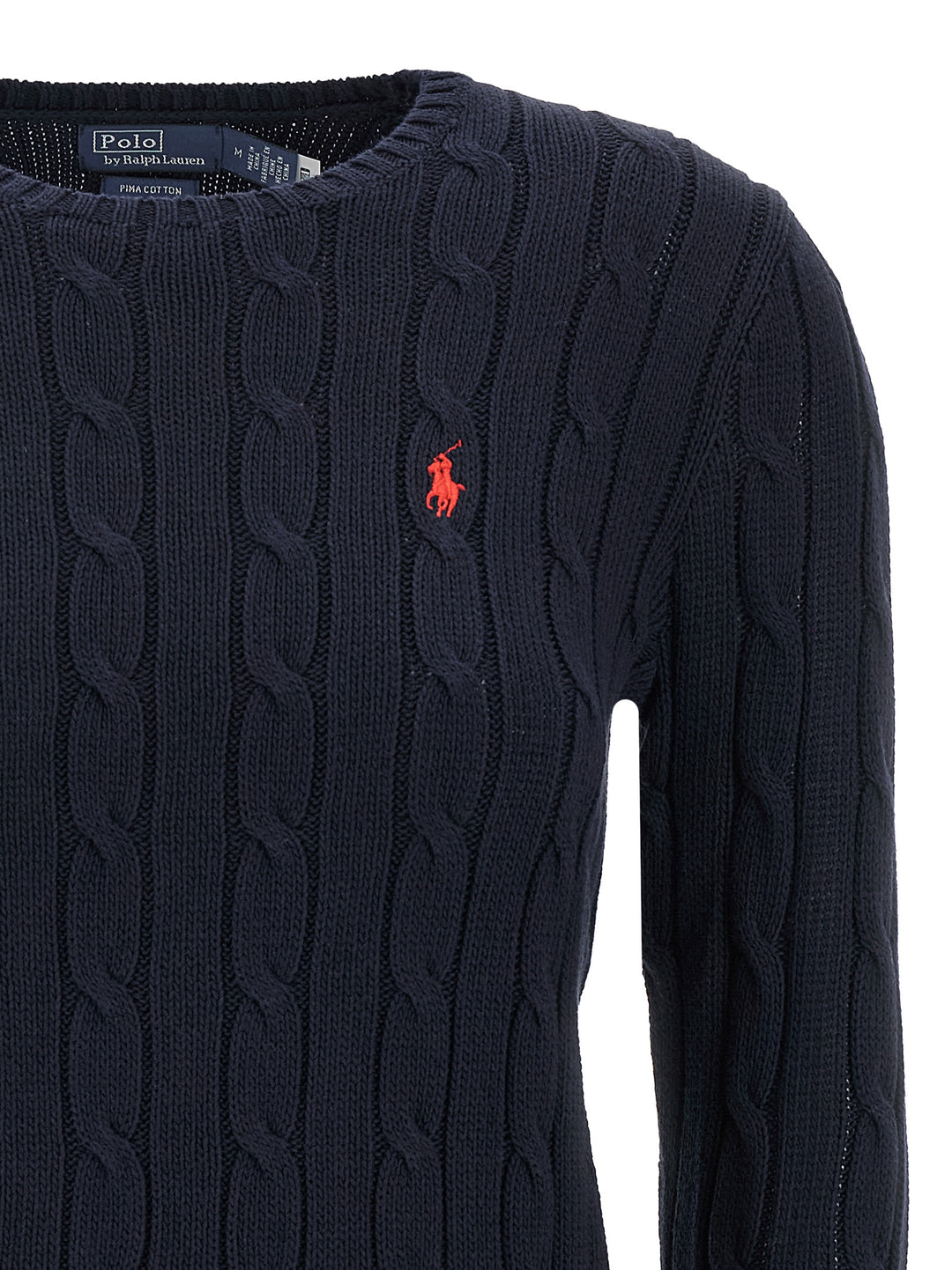Polo Ralph Lauren Braided Cotton Sweater Sweaters and Cardigans - Blue | 053294cc73bd944995b8493a6ba19f882b496782