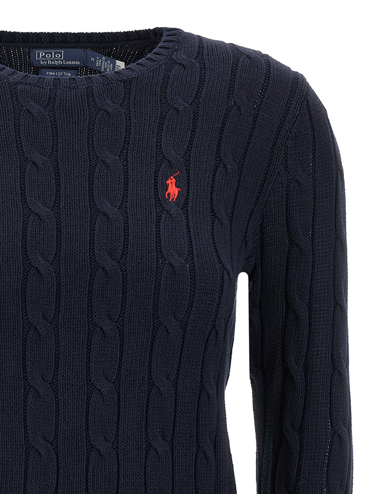 Polo Ralph Lauren Braided Cotton Sweater Sweaters and Cardigans - Blue | 053294cc73bd944995b8493a6ba19f882b496782