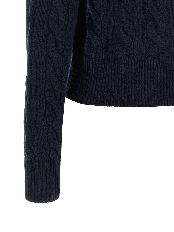 Polo Ralph Lauren Cable Knit Cardigan Sweaters and Cardigans - Blue | 3412a0fdd6b80e47c8dc73a767169ab5a9fec01c