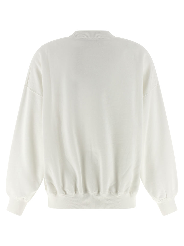 Polo Ralph Lauren Logo Embroidery Sweatshirt - White/Black | f780cdc993820d03ffcdaca55529fcd71288f261