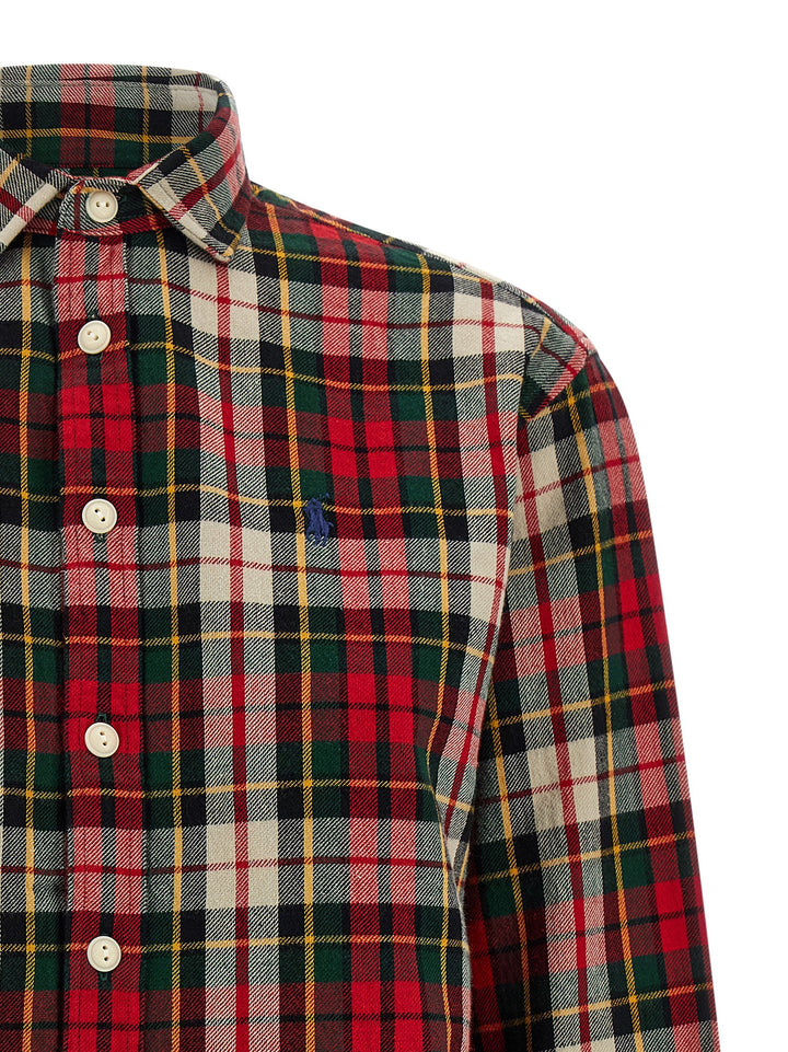 Polo Ralph Lauren Tartan Shirt Shirt and Blouse - Red | aa9f085694044c3342a1f3b86a12b2fab13e6278