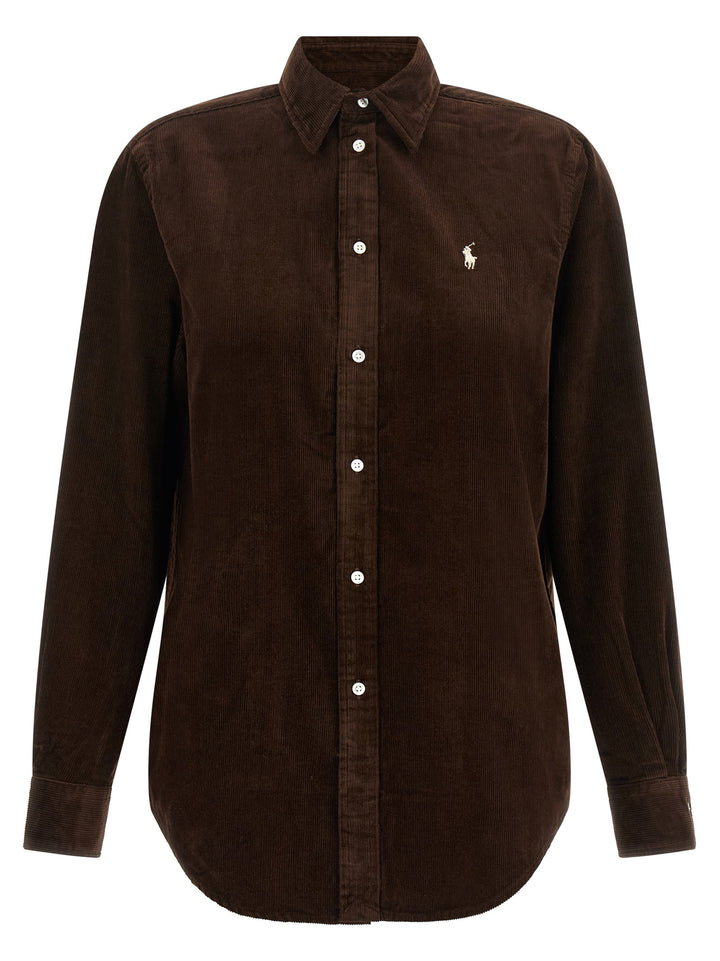 Polo Ralph Lauren Corduroy Shirt Shirt and Blouse - Brown | 272b61e8d1fb83564fd9a80e4b28147a9878195f