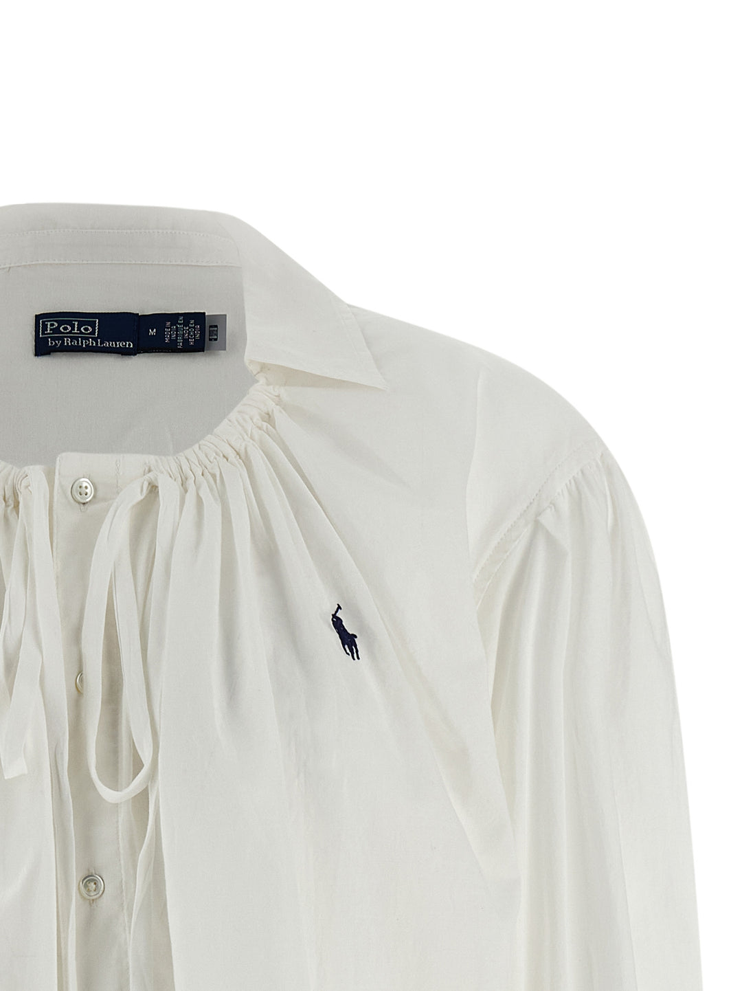 Polo Ralph Lauren Shirt With Drawstring Shirt and Blouse - White | d936ecb0e366f0278668e6bd86dcec7ec7735d45