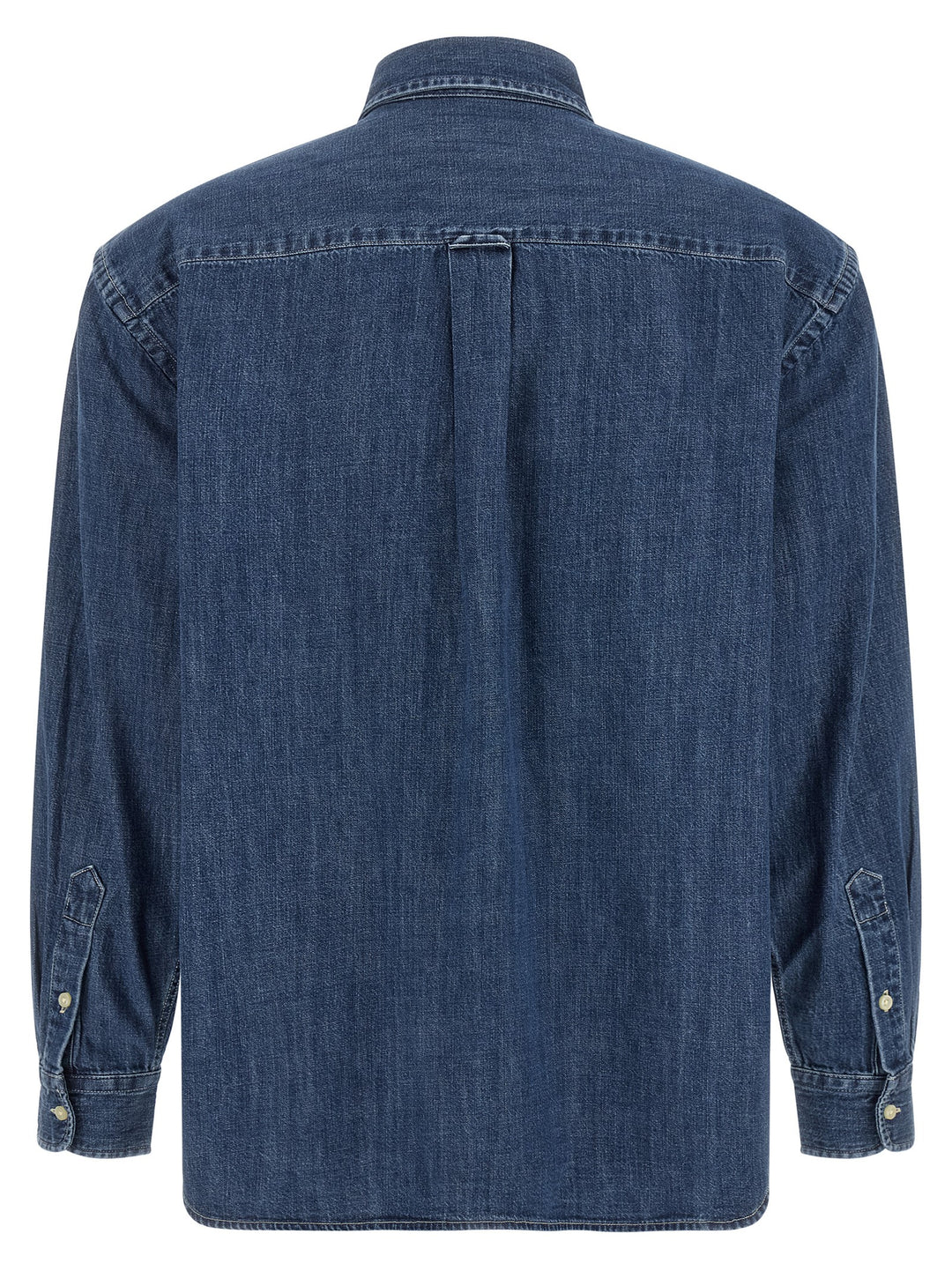 Polo Ralph Lauren Denim Shirt With Logo Embroidery Shirt and Blouse - Blue | 12868e98ae6058b18d2c534369efc07cc61ba1c7