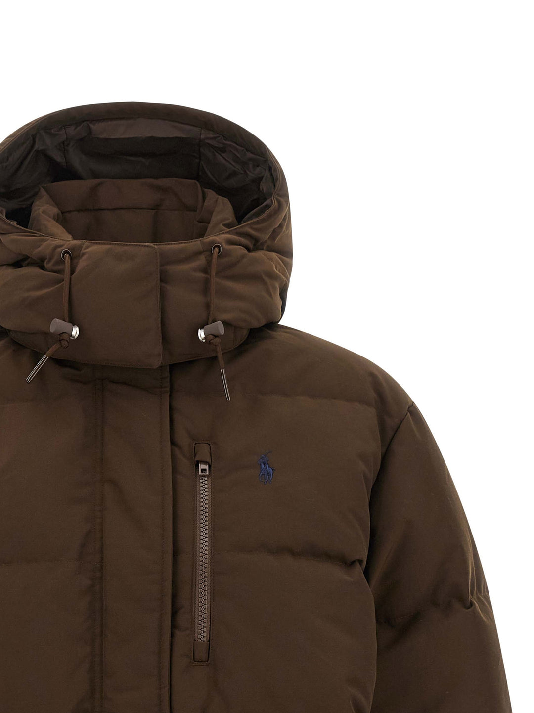 Polo Ralph Lauren Carly Puffer Jackets - Brown | 7abbabe10baac7376366309447de6befe27f70e8