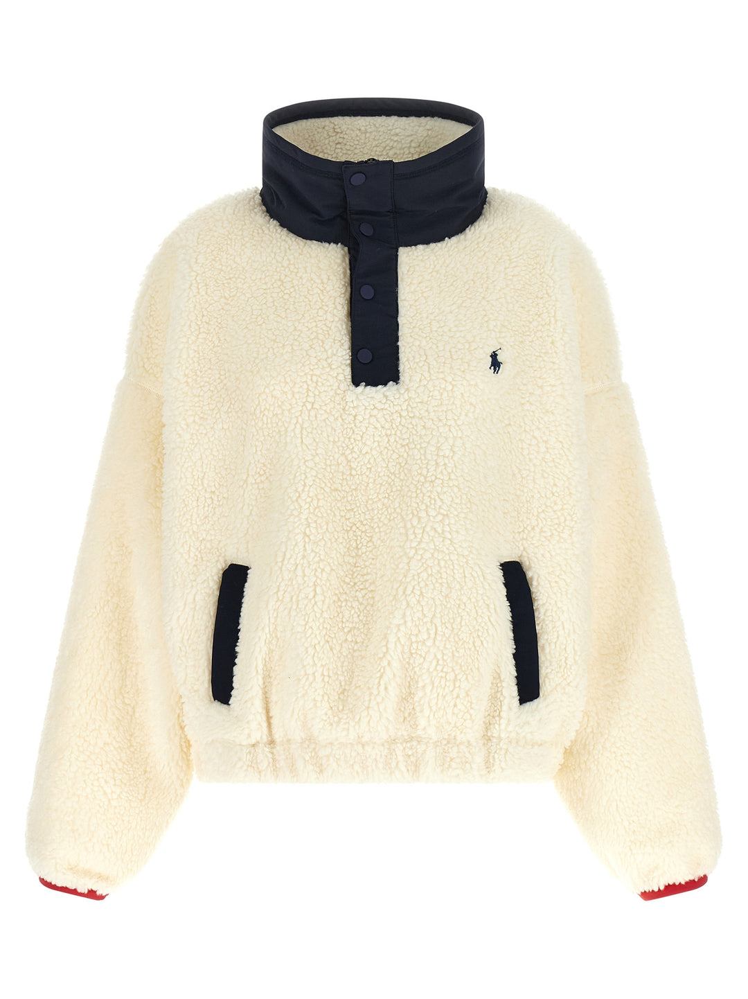 Polo Ralph Lauren Teddy Sweatshirt With Embroidery Sweaters and Cardigans - White | 6b93127bd52e9155e81e8cc4379bcfbf59292694