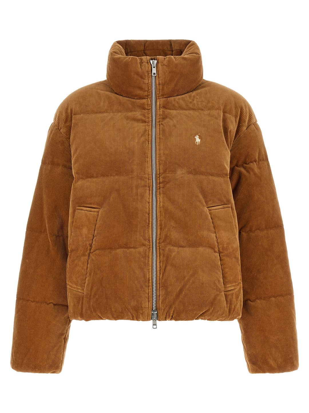 Polo Ralph Lauren Corduroy Down Jacket Puffer Jackets - Brown | 0f20f9a54b2969c88925da82a99a267869ca8488