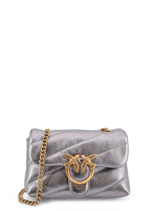 Laminated Leather Baby Love Puff Crossbody Bag