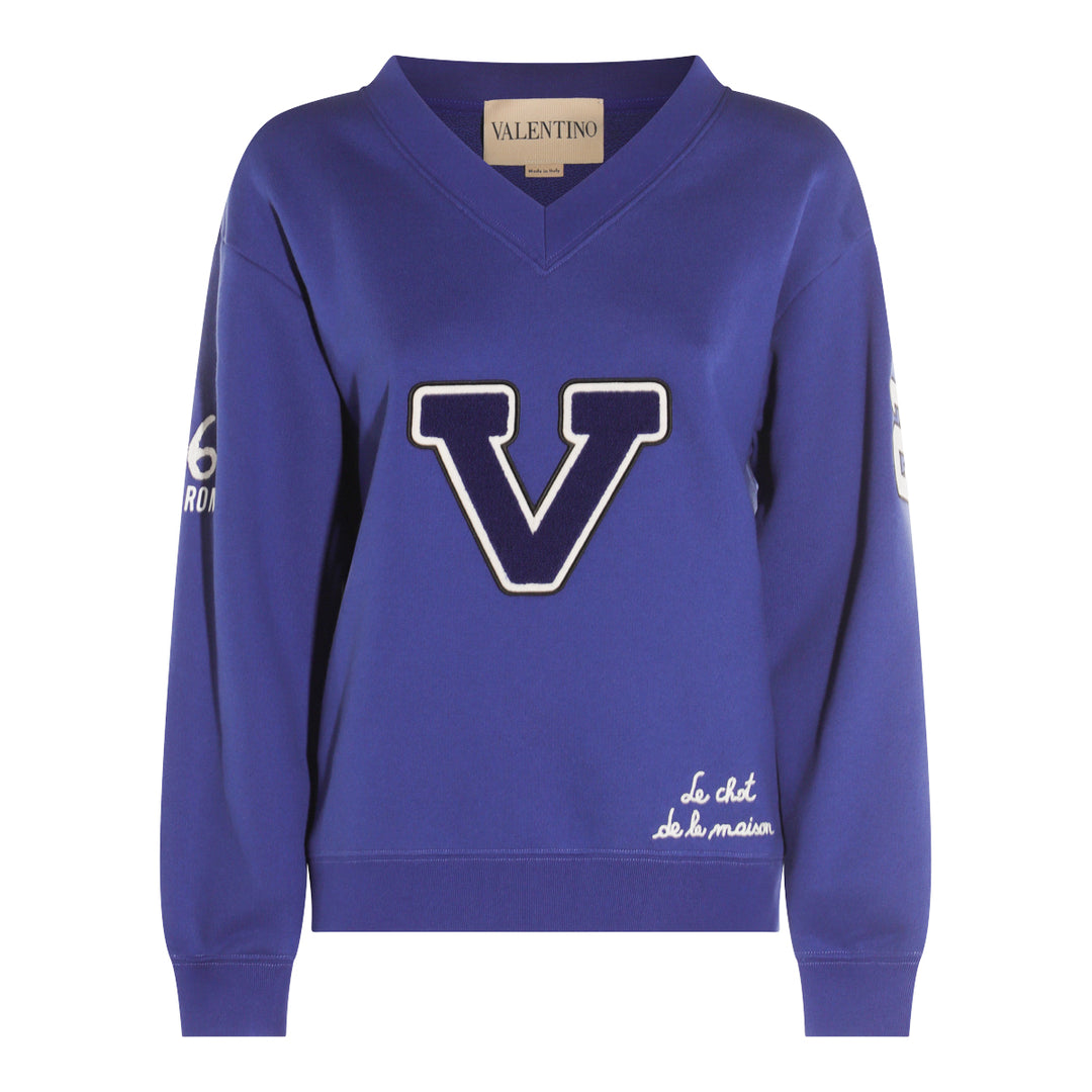 Valentino Sweaters - BLU/AVORIO | 3f8c7a2cbb6de24f8873ab5e08b564181cfcc16b