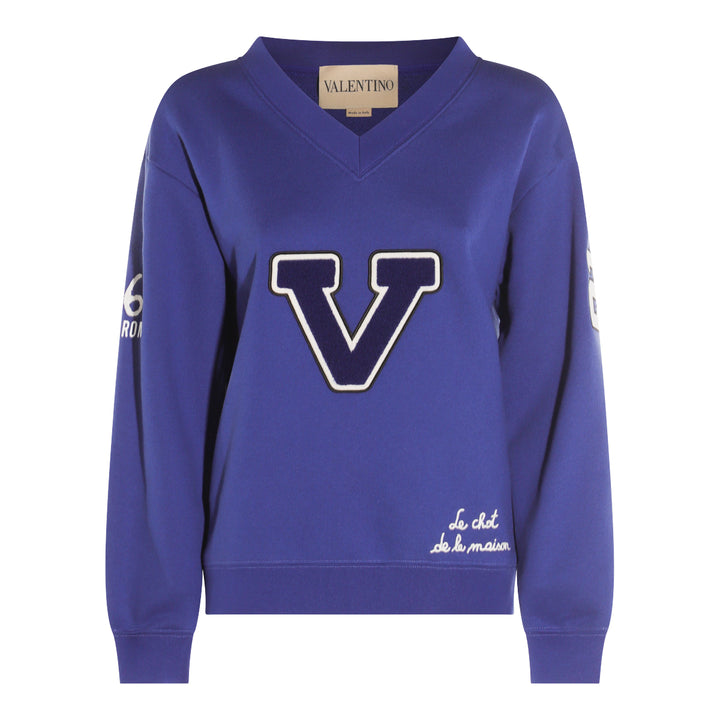 Valentino Sweaters - BLU/AVORIO | 3f8c7a2cbb6de24f8873ab5e08b564181cfcc16b