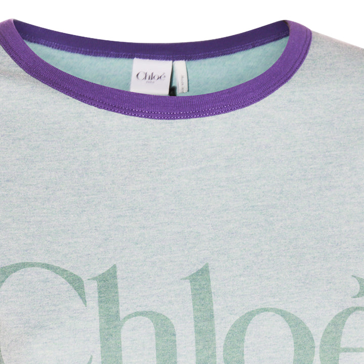 Chloè T-shirts and Polos - GREEN - PURPLE 1 | 6e3ca4967cab82cc6ff10b84efb56983e21745a0
