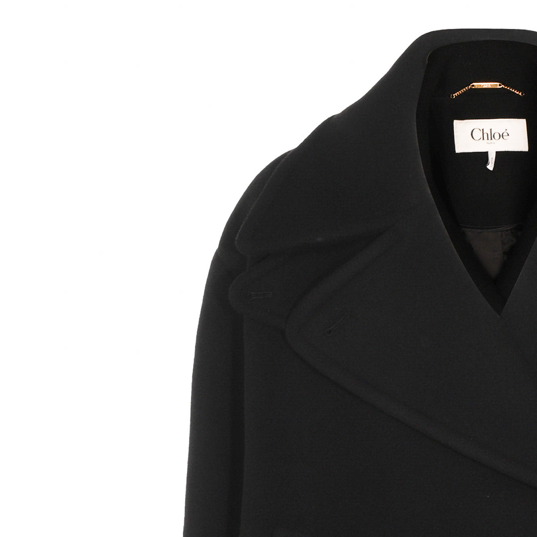 Chloè Coats - Blacks and greys | b5a7883a703b9cdd65113d0317a4bd371f3bcf5e