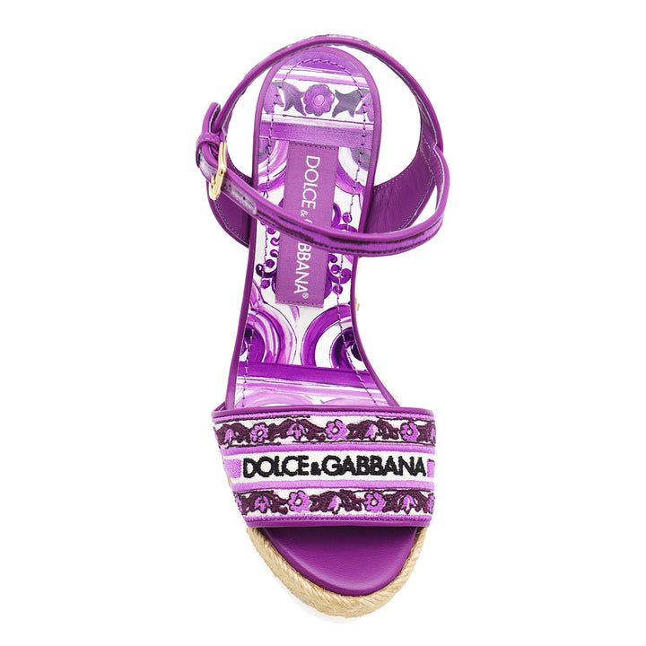 Dolce & Gabbana Flat shoes - MAIOLICA VIOLA | d6a062f9e1fac9c2087d38fc9c3f0d9717ecdceb