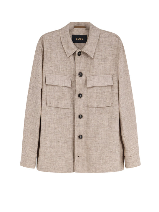 Corvin Virgin Wool, Silk And Linen Jacket