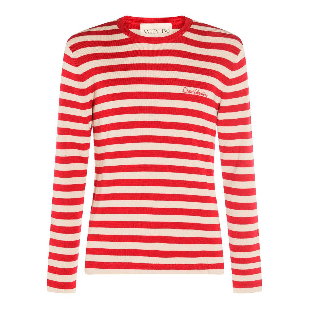 Valentino Sweaters - BUTTER-RED | 832750e77555bf62fa26654680091474748b0c22