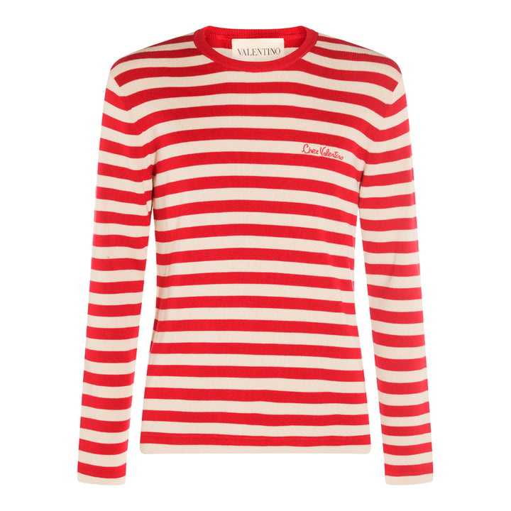 Valentino Sweaters - BUTTER-RED | 832750e77555bf62fa26654680091474748b0c22