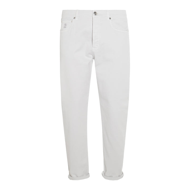 Brunello Cucinelli Trousers - GESSO | 5df6f4b282f474e6dc3e10d6741c7a4aa4252188