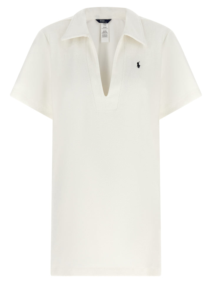 Polo Ralph Lauren Terry Cloth Dress Dresses - White | 15dcb0463a0f1646e52c2b4b79685e9da439421b