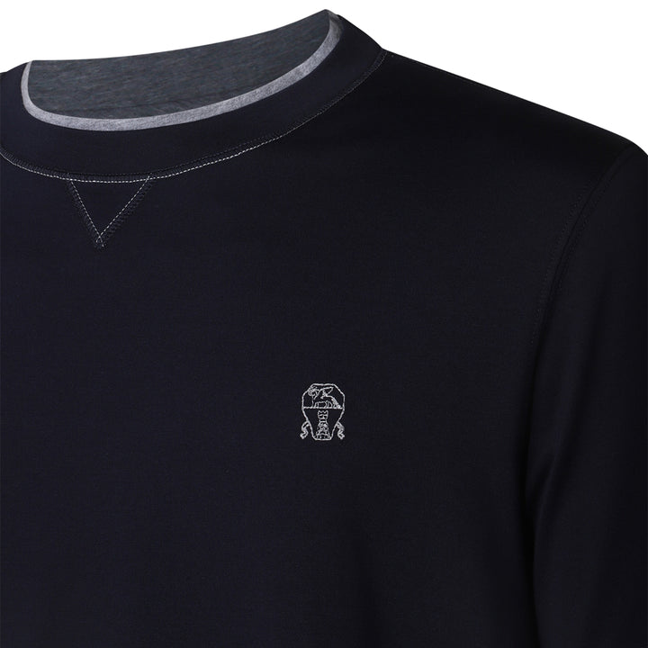 Brunello Cucinelli T-shirts and Polos - Blue and green | 3d1f0e639545b8ea79cd1a3191f52ed85537ad76