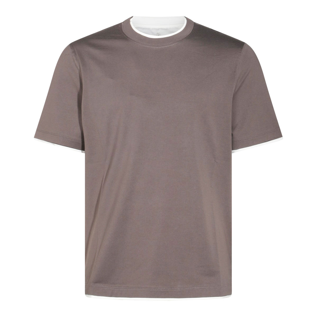 Brunello Cucinelli T-shirts and Polos - Brown | 0c736102d5d5a44e10924b06782815c5e670c73e