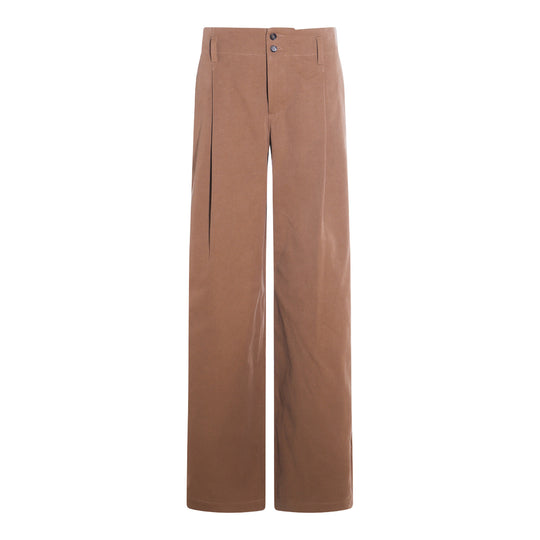 Trousers Mustard Brown