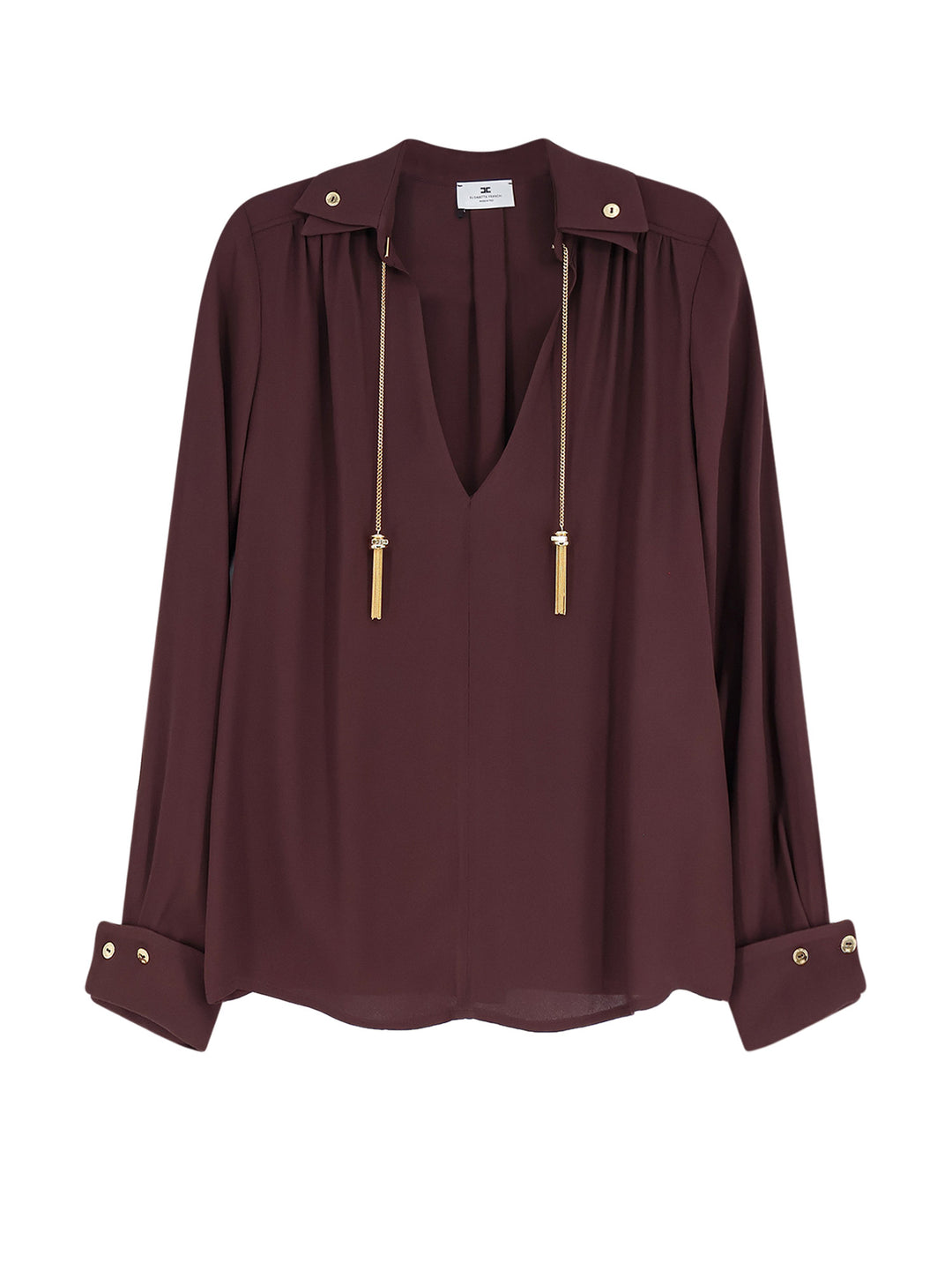 Elisabetta Franchi Shirts - Brown | ab1842a158f46a82d9df54daf72ef9ef9174ff20