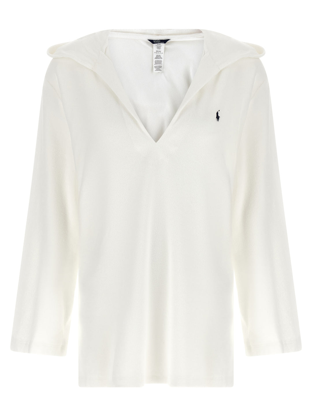 Polo Ralph Lauren Hooded Sweater Shirt and Blouse - White | ee784cf3230153c144039eaa39ab62c52c95d4f9