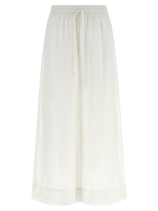 Linen Trousers Pants White