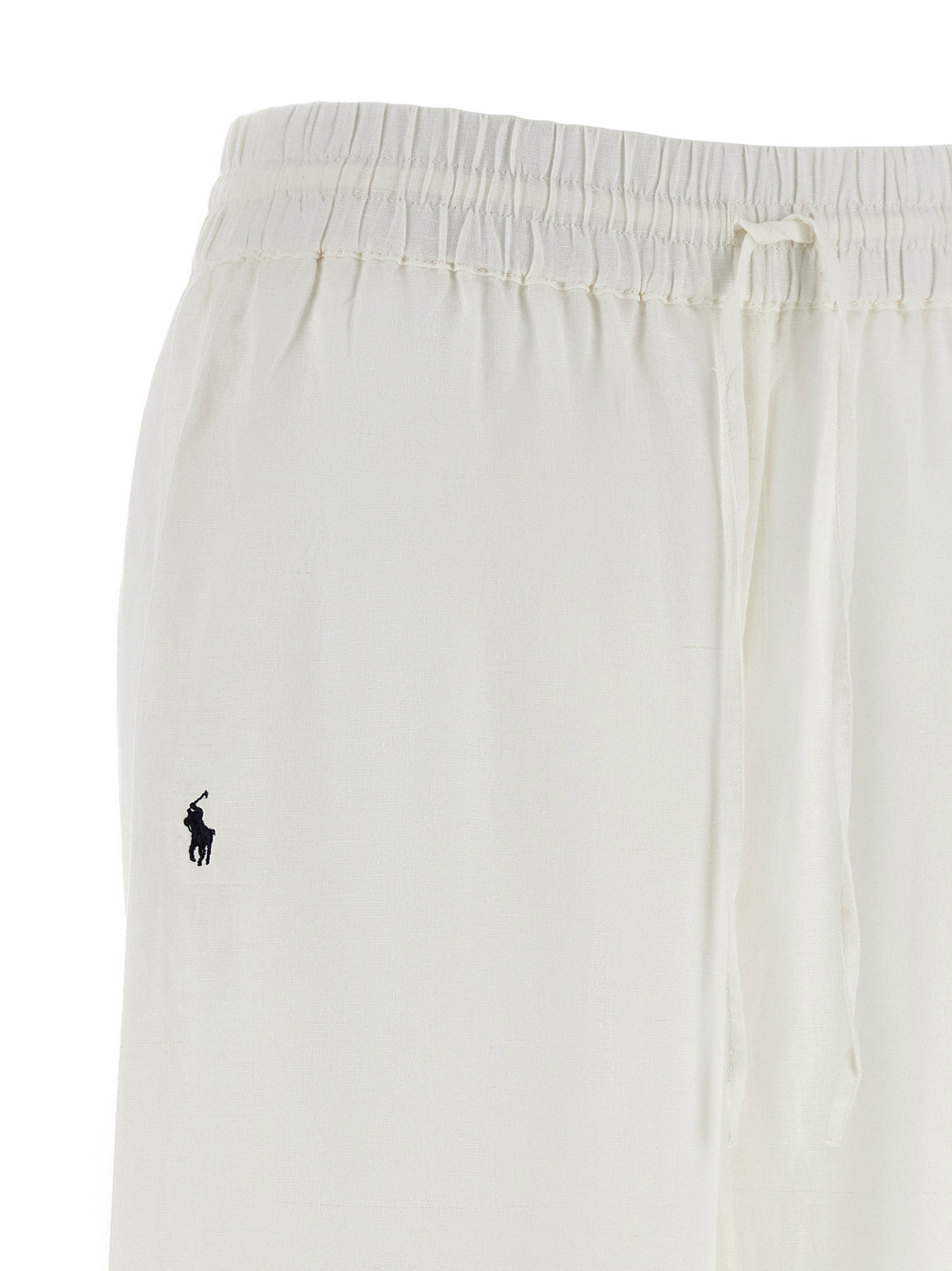 Polo Ralph Lauren Linen Trousers Pants - White | 91600ab4eeb2b86b25d06e7eeeb4d2f769d50f50