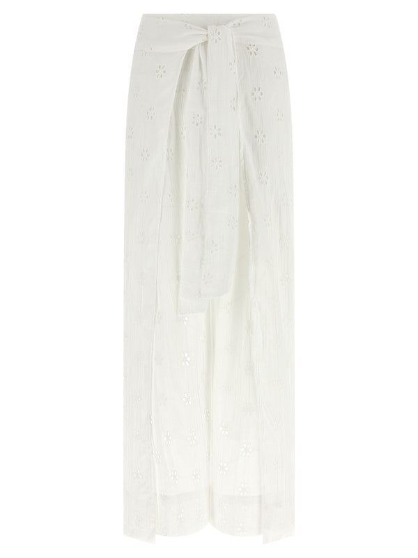 Wrap Pants White