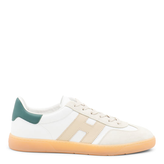 Sneakers White-Beige-Green