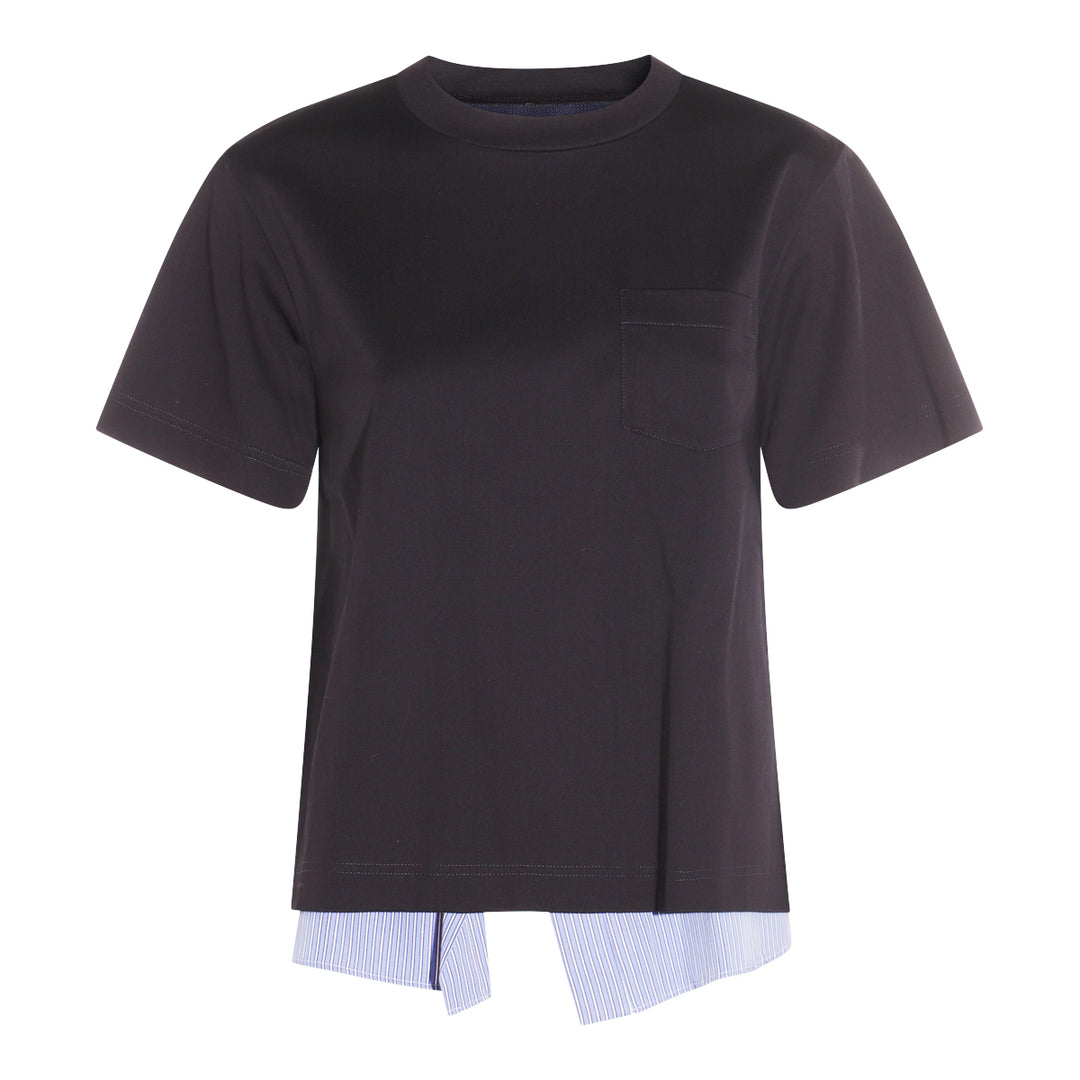 Sacai T-shirts and Polos - NAVY/BLUE STRIPE | 17306fabcf51efd1106a4ebd79dbee02d3c4d4b9