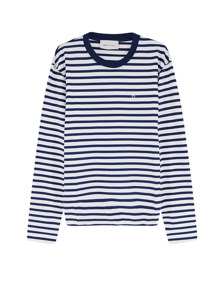 Ami Paris T-shirts and Polos - ENCRE/BLANC | 27e927d56db0b636c307cd561089b8f80a18f8fc