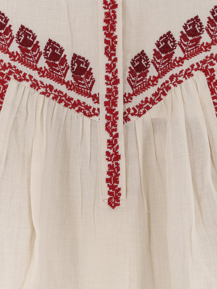 Marant Etoile Shirts - BeigeRed | a4b46b2f3bd122807e8288120ed1c8673ffa246b