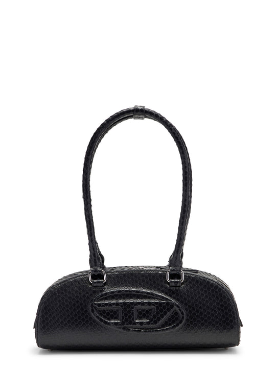 1dr Python Effect Leather Shoulder Bag