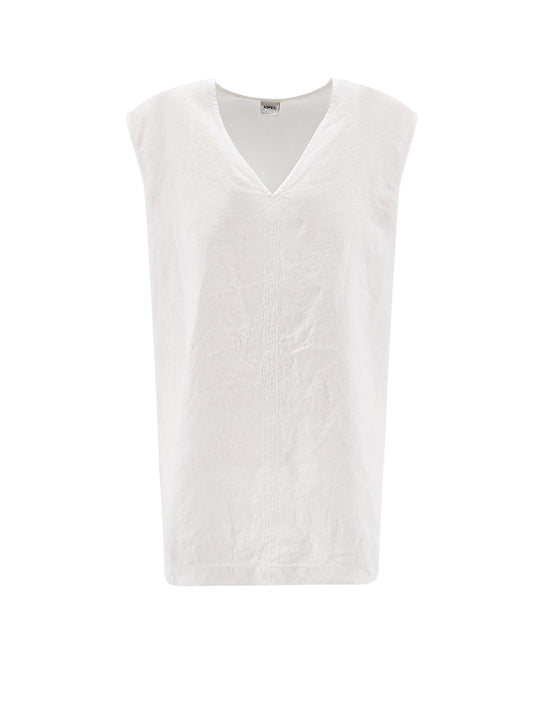 "Vissuto" Oversize Linen Top