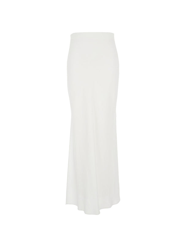 Satin Long Skirt