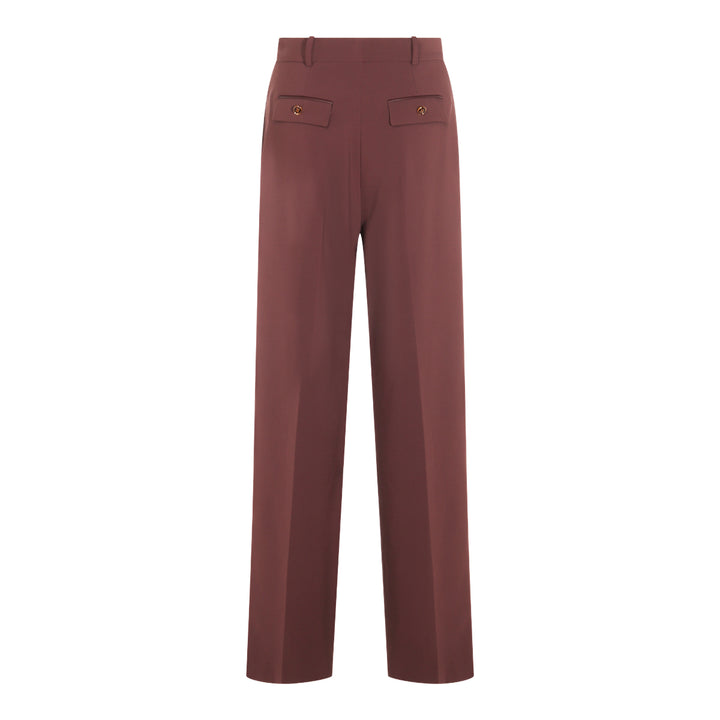 Elisabetta Franchi Trousers - MERLOT | cde464aeef95b431ce3ea944250716362fb69938