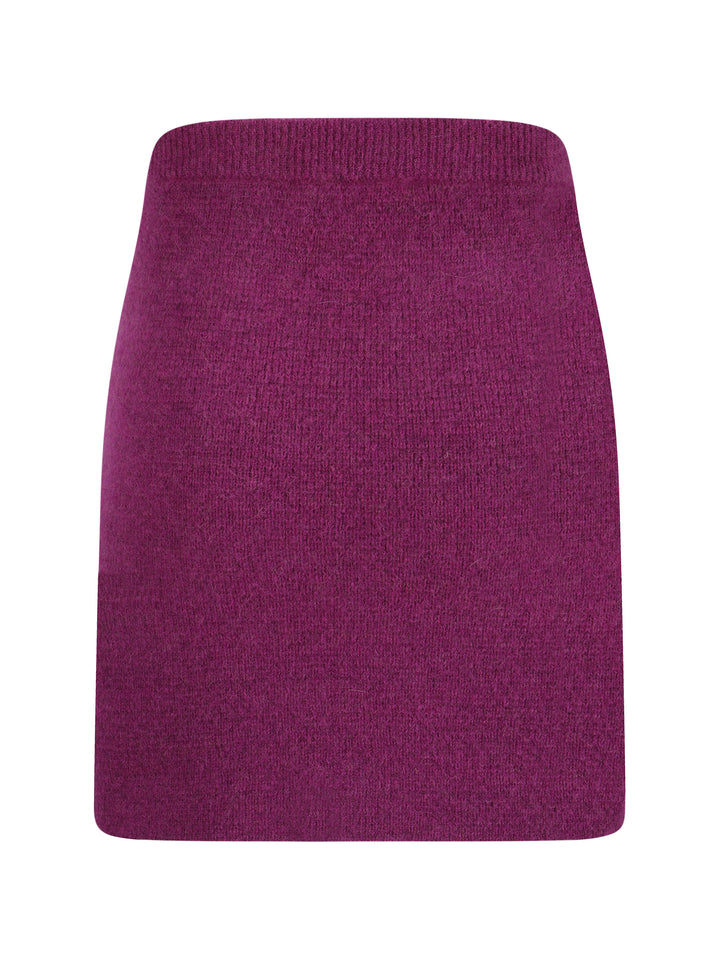 ALPACA KNITTED MINI SKIRT