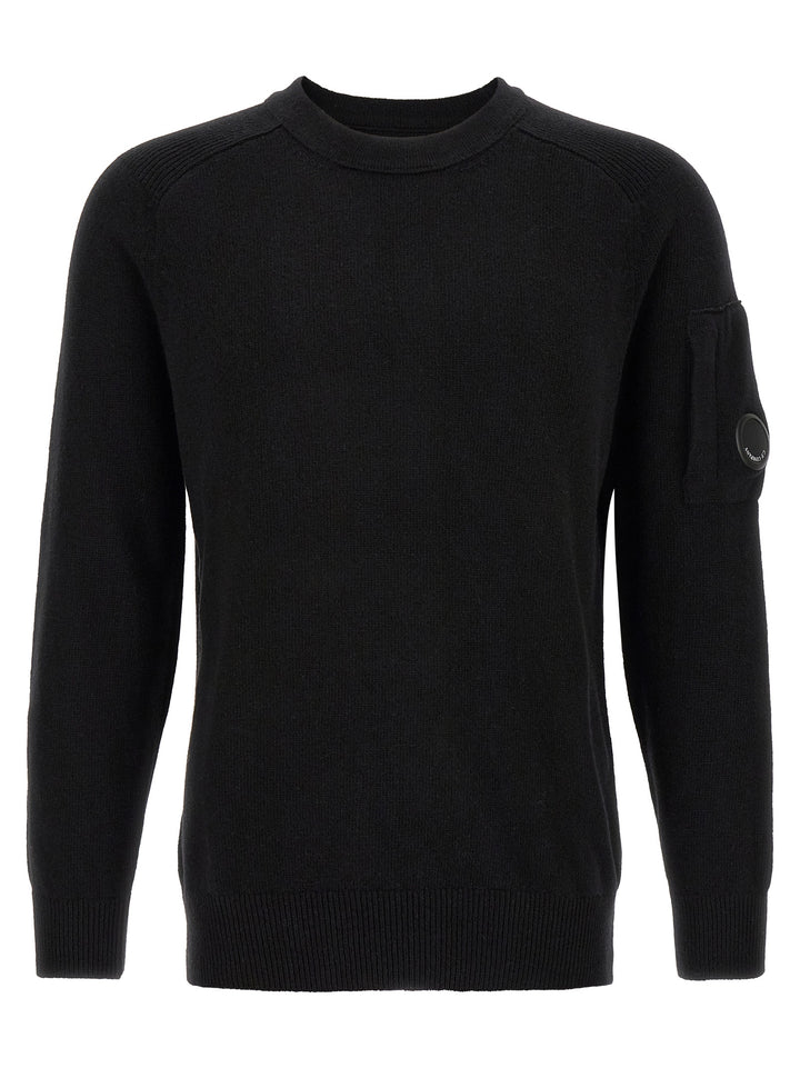 C.P. Company Lambswool Grs Sweaters and Cardigans - Black | 0546ecab237c15c5ae9aaaa92424592ba0c1237d