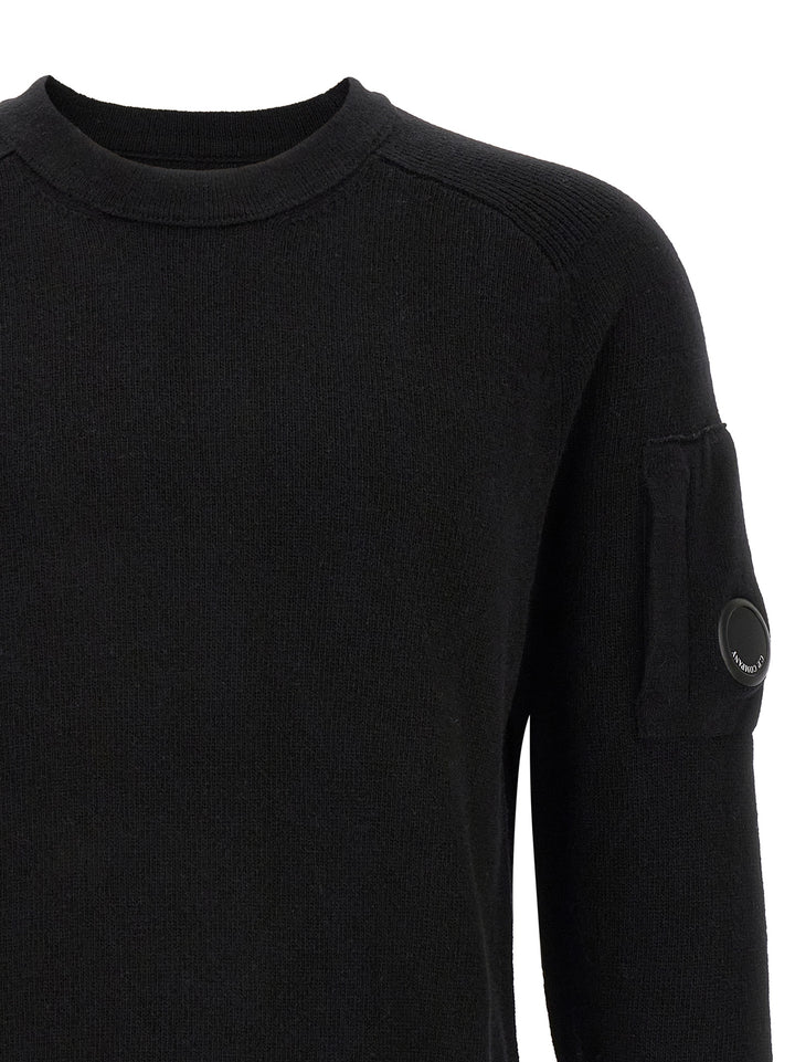 C.P. Company Lambswool Grs Sweaters and Cardigans - Black | 85aa2f35727b84252e5bcf53737abc4eab3ec44c