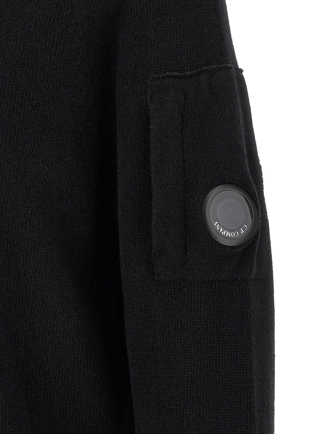 C.P. Company Lambswool Grs Sweaters and Cardigans - Black | 797f3fd0e1c256c1158c8a50d18288f8904a0454