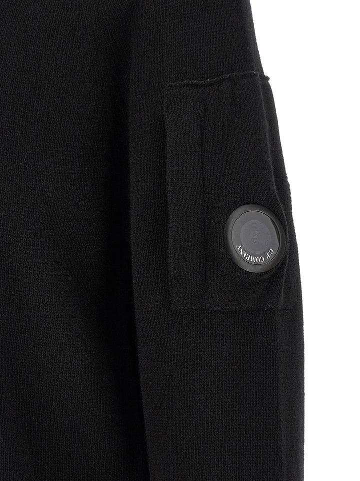 C.P. Company Lambswool Grs Sweaters and Cardigans - Black | 797f3fd0e1c256c1158c8a50d18288f8904a0454