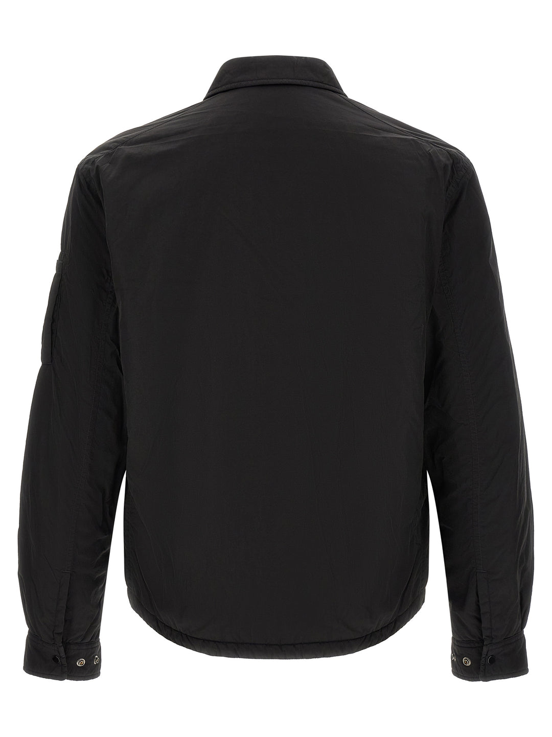 C.P. Company Chrome-R Padded Button Puffer Jackets - Black | 6dd742827c5d1cf646912f27761bb9e77c1fda0b