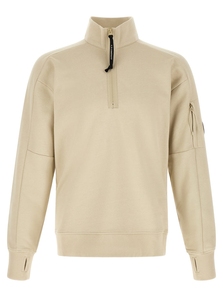 C.P. Company Diagonal Raised Sweatshirt - Beige | 5fd0b33a17a7ad1871fd270290e3b4dbae79b196