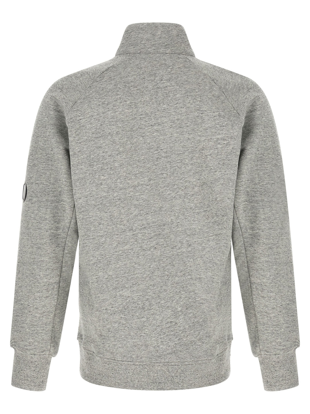 C.P. Company Diagonal Raised Fleece Sweatshirt - Gray | 656657b69d879bf8ef95da53bed97a9f496dc6c2