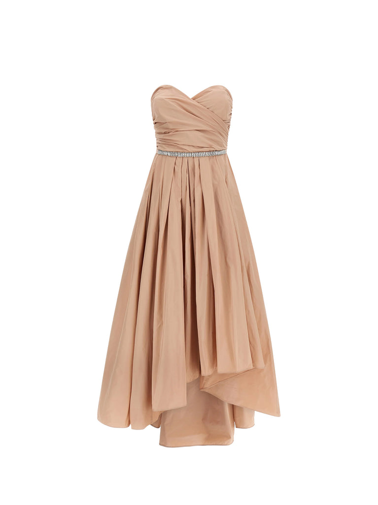 pinko taffeta dress PINKO Green Women's Summer Dress